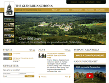 Tablet Screenshot of glenmillsschool.org